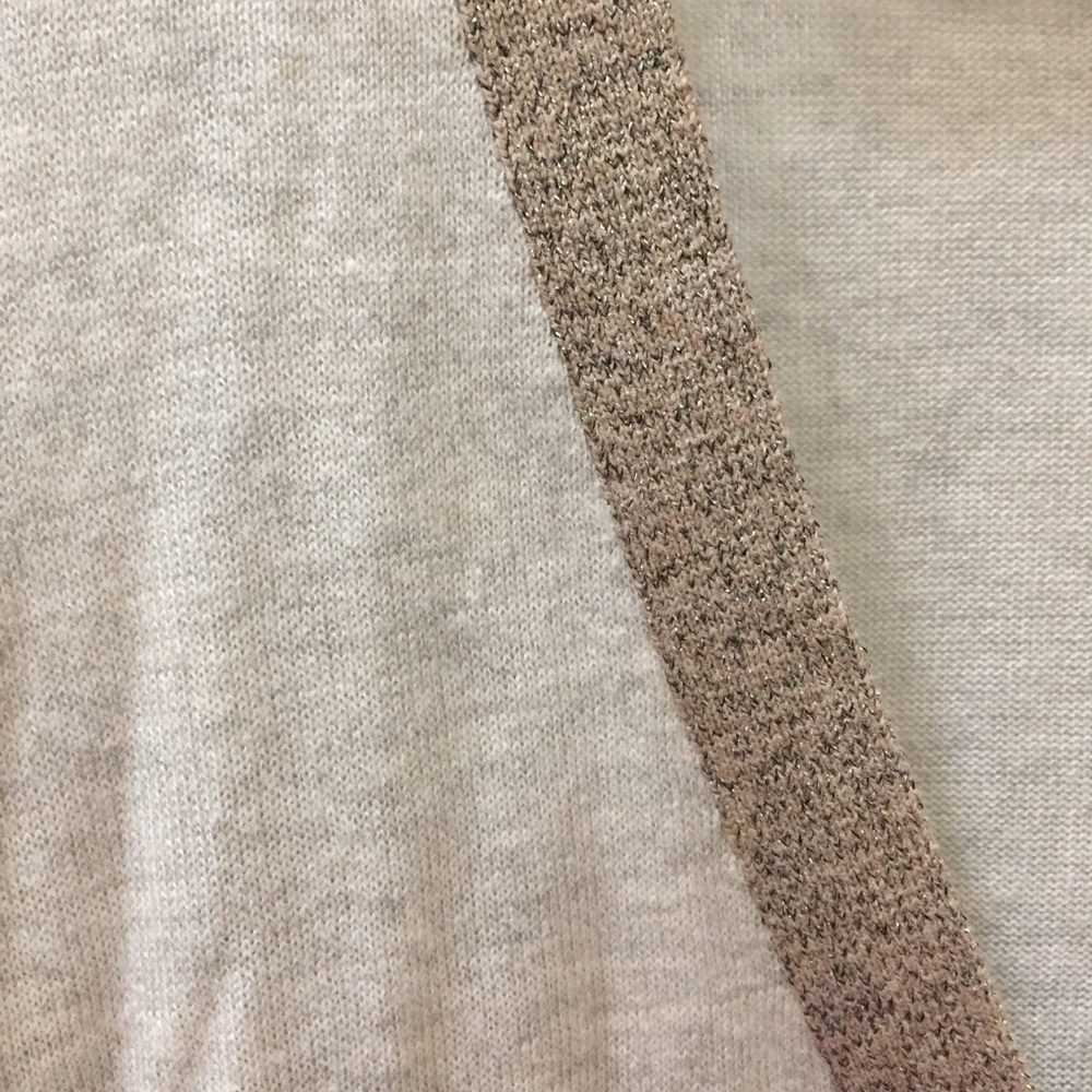 Button Front Gray Cardigan Large - Picture 4 of 6